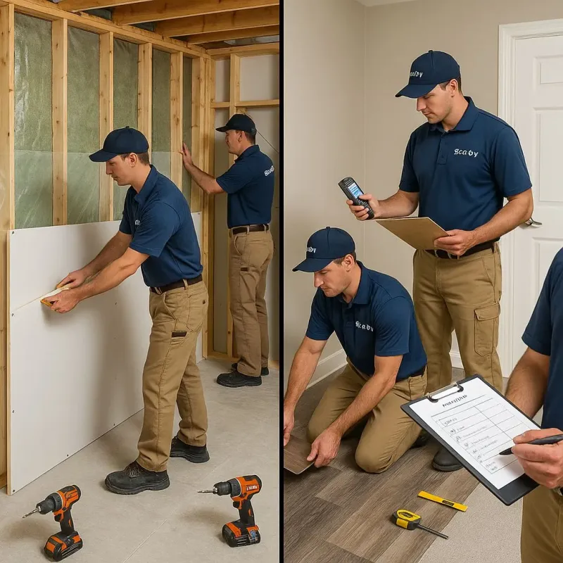 Repairs and Reconstruction process in East Bridgewater, MA